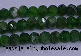 CRB1921 15.5 inches 2*3mm faceted rondelle diopside beads