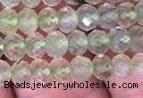 CRB1953 15.5 inches 3.5*5mm faceted rondelle prehnite gemstone beads