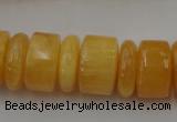 CRB201 15.5 inches 6*18mm - 13*18mm rondelle calcite gemstone beads