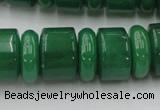 CRB202 15.5 inches 6*18mm - 13*18mm rondelle green aventurine beads