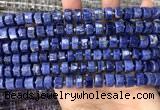 CRB2175 15.5 inches 9mm - 10mm faceted tyre sodalite beads