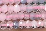 CRB2236 15.5 inches 2*3mm faceted rondelle morganite beads