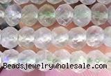 CRB2272 15.5 inches 3*4mm faceted rondelle prehnite beads