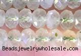 CRB2273 15.5 inches 4*6mm faceted rondelle prehnite beads