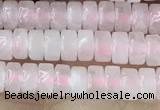 CRB2550 15.5 inches 2*4mm heishi rose quartz beads wholesale