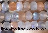 CRB2621 15.5 inches 3*4mm faceted rondelle moonstone beads