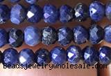 CRB2642 15.5 inches 2*3mm faceted rondelle sapphire beads wholesale