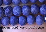 CRB2645 15.5 inches 3*4mm faceted rondelle sapphire gemstone beads