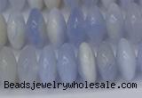 CRB267 15.5 inches 5*12mm rondelle blue chalcedony beads