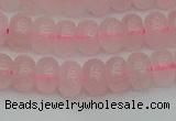 CRB2801 15.5 inches 5*8mm rondelle rose quartz beads wholesale