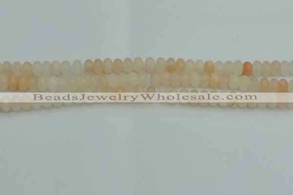 CRB2815 15.5 inches 4*6mm rondelle pink aventurine beads