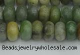 CRB2832 15.5 inches 6*10mm rondelle jade gemstone beads