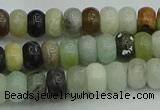 CRB2875 15.5 inches 4*6mm rondelle amazonite beads wholesale