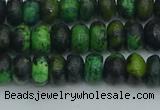 CRB2895 15.5 inches 4*6mm rondelle chrysocolla beads wholesale