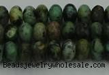 CRB2900 15.5 inches 4*6mm rondelle African turquoise beads