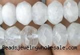 CRB3005 15.5 inches 5*8mm faceted rondelle aquamarine beads