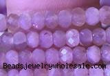 CRB3107 15.5 inches 2*3mm faceted rondelle tiny moonstone beads