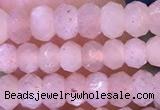 CRB3142 15.5 inches 2.5*4mm faceted rondelle tiny moonstone beads