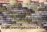 CRB3200 15.5 inches 2*3.5mm faceted rondelle mixed quartz beads