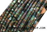 CRB4155 15 inches 2*4mm heishi Indian agate beads wholesale