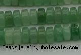 CRB426 15.5 inches 5*8mm rondelle green aventurine beads