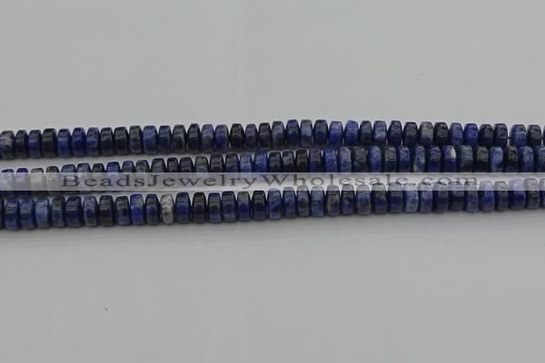 CRB429 15.5 inches 5*8mm rondelle sodalite gemstone beads