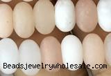 CRB5053 15.5 inches 5*8mm rondelle matte pink aventurine beads