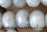 CRB5163 15.5 inches 5*8mm faceted rondelle labradorite beads