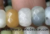 CRB5164 15.5 inches 5*8mm faceted rondelle amazonite beads wholesale