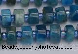 CRB536 15.5 inches 5*8mm tyre apatite gemstone beads wholesale