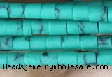 CRB5523 15 inches 2*2mm heishi synthetic turquoise beads wholesale