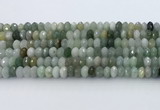 CRB5633 15.5 inches 4*7mm faceted rondelle jade beads