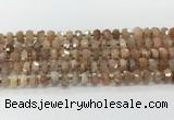 CRB5651 15.5 inches 5*8mm-6*10mm faceted rondelle moonstone beads wholesale