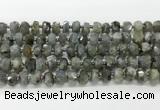 CRB5656 15.5 inches 6*10mm-7*11mm faceted rondelle labradorite beads wholesale