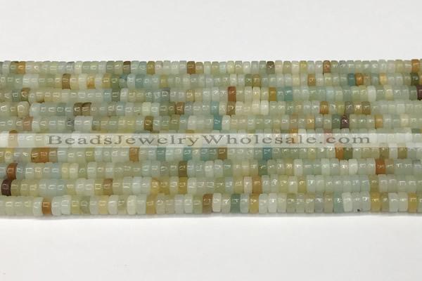 CRB5670 15 inches 3*4mm heishi amazonite beads wholesale