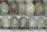 CRB5705 15 inches 5*8mm faceted rondelle AB-color amazonite beads