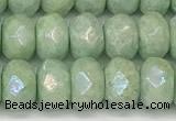 CRB5706 15 inches 5*8mm faceted rondelle AB-color jade beads