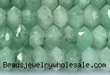 CRB5746 15 inches 2*3mm faceted emerald beads