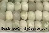 CRB5791 15 inches 4*6mm, 5*8mm faceted rondelle jade beads