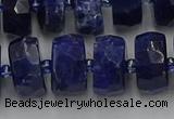 CRB584 15.5 inches 8*16mm faceted rondelle sodalite beads