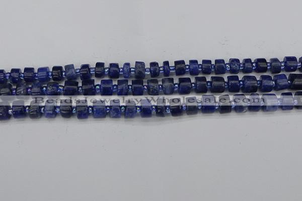 CRB638 15.5 inches 5*8mm tyre sodalite gemstone beads