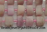 CRB651 15.5 inches 5*8mm tyre pink kunzite gemstone beads