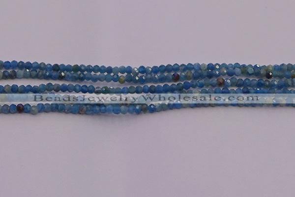 CRB700 15.5 inches 2*3mm faceted rondelle apatite gemstone beads