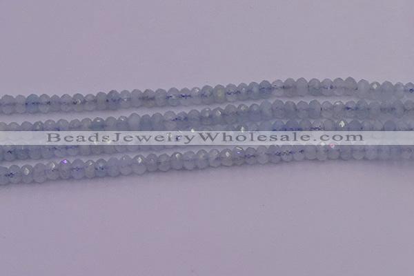 CRB711 15.5 inches 2.5*4mm faceted rondelle aquamarine beads