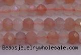 CRB715 15.5 inches 3*4mm faceted rondelle rainbow moonstone beads