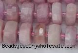 CRB827 15.5 inches 7*12mm faceted rondelle kunzite beads