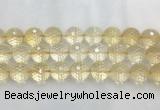 CRBS22 15 inches 18mm faceted round citrine beads wholesale CRBS22 15 inches 18mm faceted round citrine beads wholesale