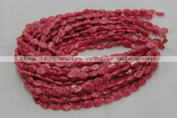 CRC07 16 inches 10*14mm oval rhodochrosite gemstone beads wholesale