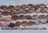 CRC1015 15.5 inches 8*12mm - 12*16mm freeform rhodochrosite beads