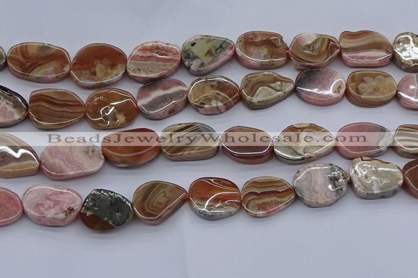 CRC1015 15.5 inches 8*12mm - 12*16mm freeform rhodochrosite beads